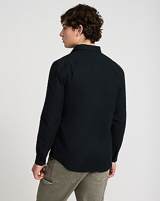 Chest Pocket Cotton Oxford Shirt