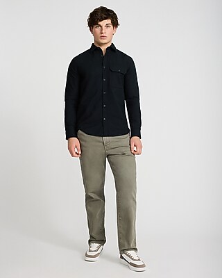 Chest Pocket Cotton Oxford Shirt