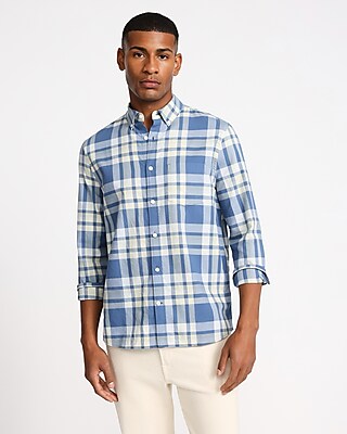 Plaid Cotton Soft Wash Shirt