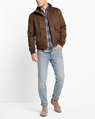Plaid Stretch Flannel Shirt