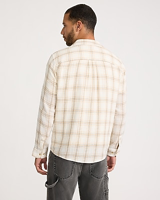 Plaid Double Weave Shirt - image 2
