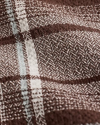 Textured Plaid Shirt