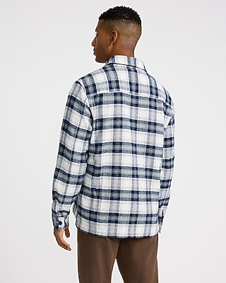 Plaid Cotton Double Pocket Shirt