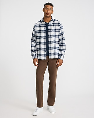 Plaid Cotton Double Pocket Shirt