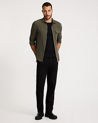 Grid Plaid Cotton Shirt