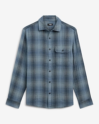 Plaid Double Weave Shirt