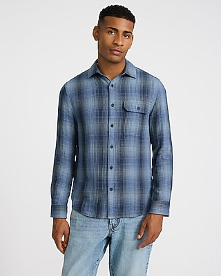 Plaid Double Weave Shirt
