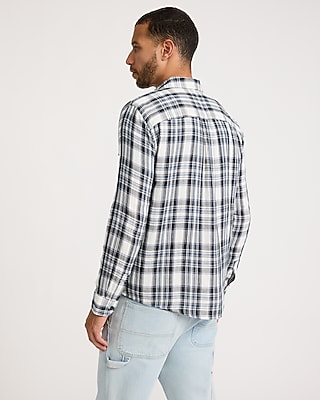 Plaid Double Weave Shirt - image 2