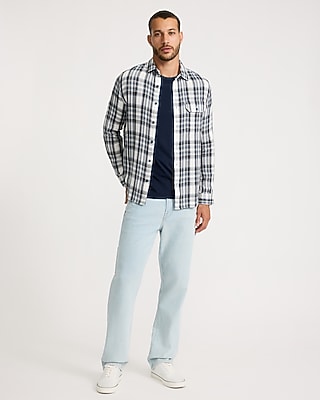 Plaid Double Weave Shirt - image 3