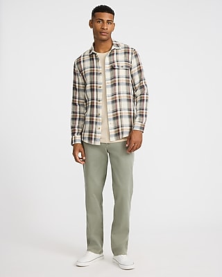 Plaid Double Weave Shirt