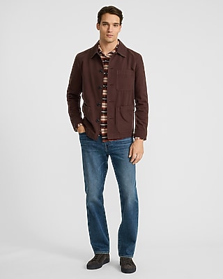 Plaid Brushed Cotton Double Pocket Shirt