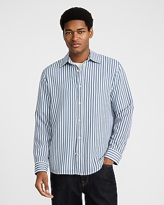 Textured Plaid Shirt | Express