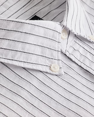 Textured Dobby Striped Cotton-Blend Shirt