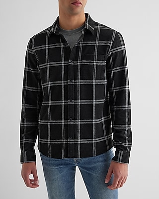 Express flannel hoodie best sale