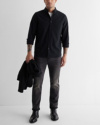 Seersucker Stretch Cotton Shirt