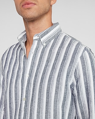 Slim Striped Linen Shirt