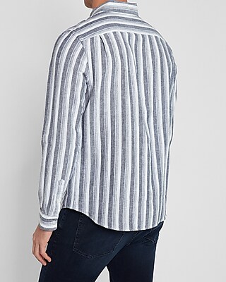 Slim Striped Linen Shirt