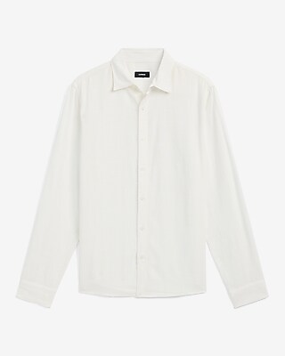 Linen-Blend Shirt