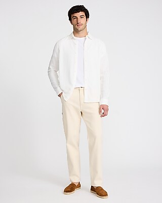 Linen-Blend Shirt