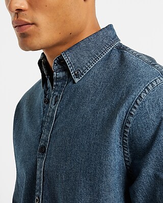 stretch denim shirts