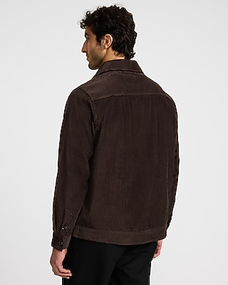 Corduroy Double Button Pocket Shirt Jacket