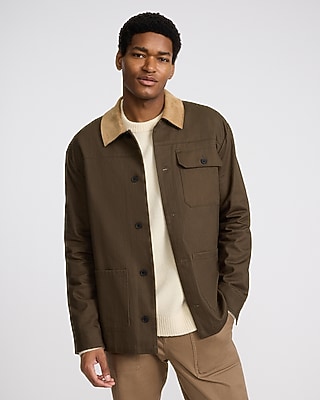 Herringbone Shirt Jacket | Express