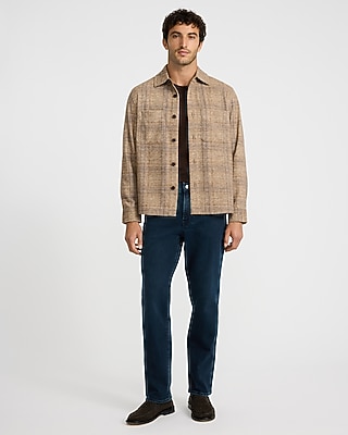 Plaid Brushed Double Pocket Shirt