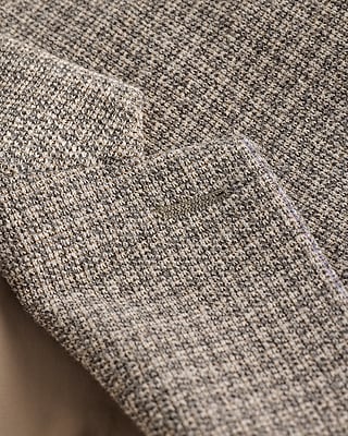 Stripe Linen Cotton Double Patch Pocket Shirt Jacket