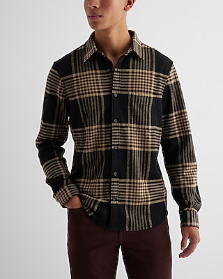 plaid sweater flannel shirt