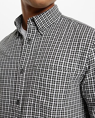 Plaid Stretch Flannel Shirt