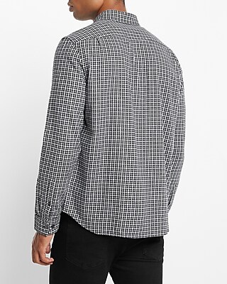 Plaid Stretch Flannel Shirt