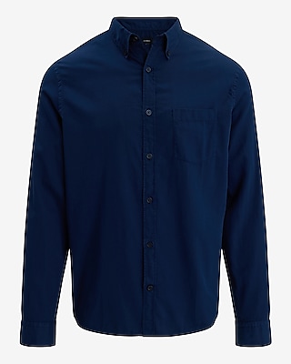 Pocket Cotton Long Sleeve Shirt