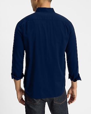 Pocket Cotton Long Sleeve Shirt