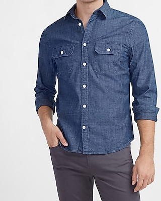 express denim shirt