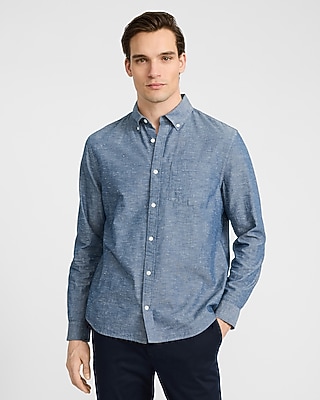 Cotton Patch Pocket Oxford Shirt | Express