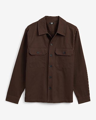 Cotton Double Pocket Button Front Barn Jacket