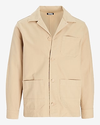 Khaki Chore Shirt Jacket