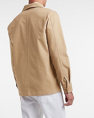 Khaki Chore Shirt Jacket