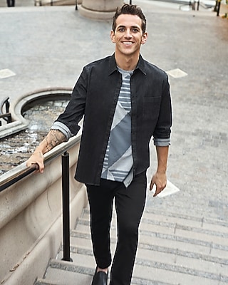 express denim shirt