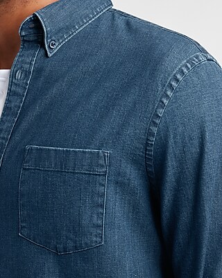 stretch denim shirts