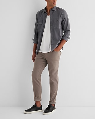 Relaxed Double Pocket Denim Shirt