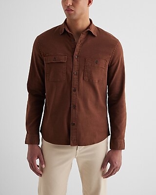 Relaxed Double Pocket Denim Shirt