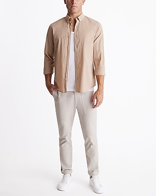 Stretch Cotton Poplin Shirt