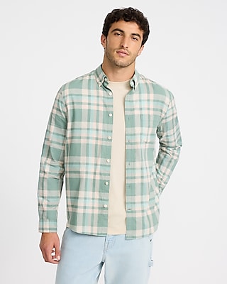 Plaid Cotton Soft Wash Shirt