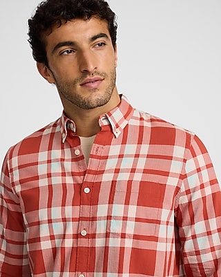 Plaid Cotton Soft Wash Shirt