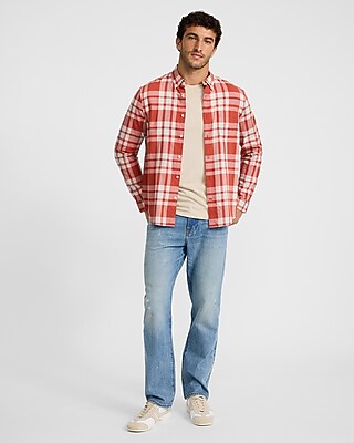 Plaid Cotton Soft Wash Shirt
