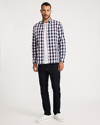 Textured Plaid Shirt - image 3