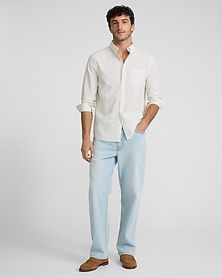 Mini Striped Cotton Soft Wash Shirt
