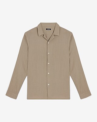 Stretch Linen-Blend Shirt
