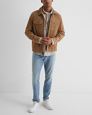 Plaid Double Pocket Sweater Flannel Shirt